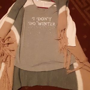 Pretty 2 piece half sleeve shirt with cover